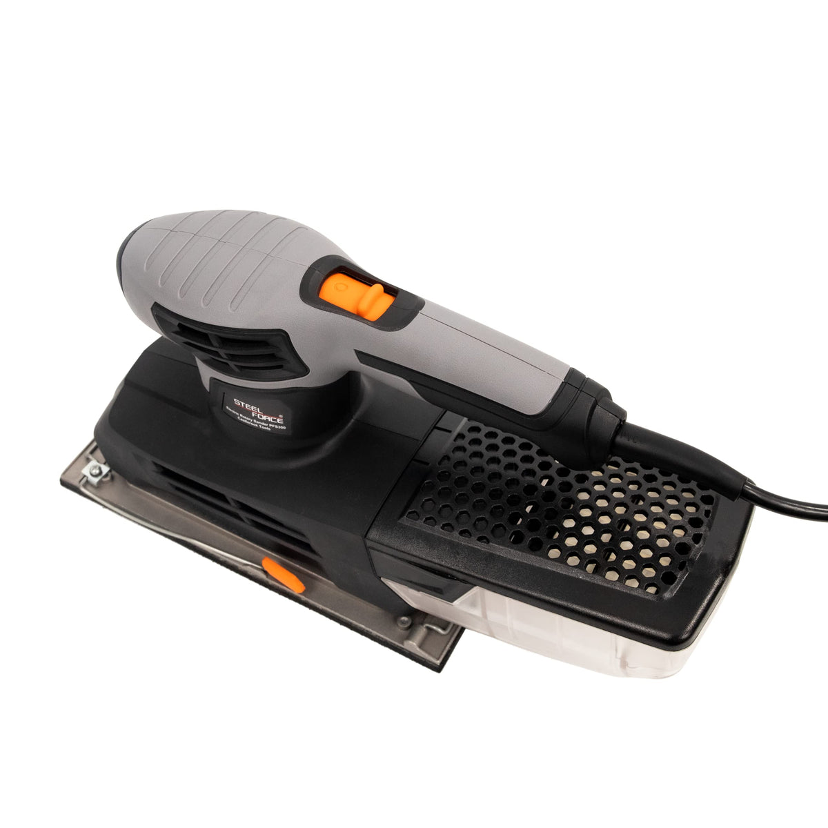 Steel Force PFS300 2.5 Amp 6000-12,000 OPM 9×4.5 inch Sheet Sander with Super Large Sanding Base and Variable Speed