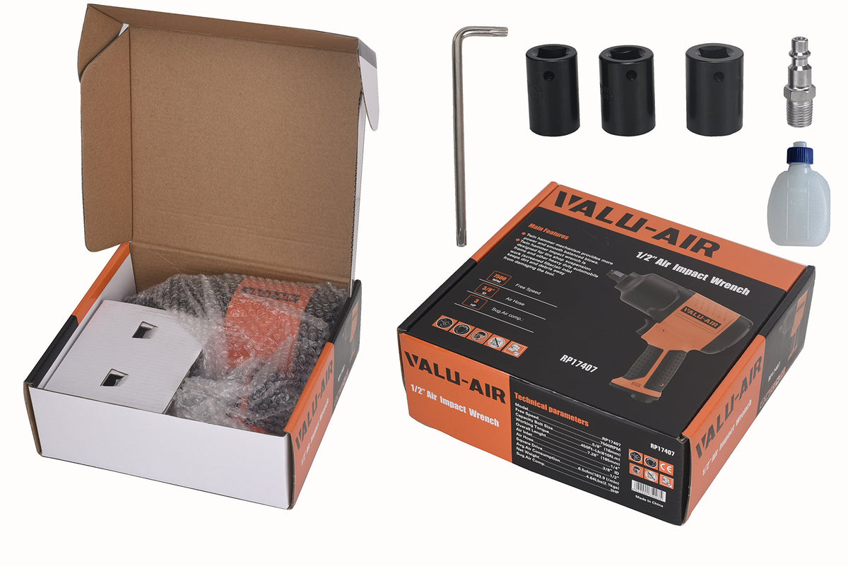 Valu-Air RP17407 1/2" Twin Hammer Air Impact Wrench